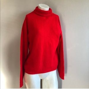Sportswear by Revere Red Turtleneck Sweater